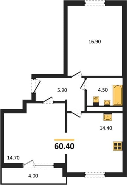 2-Bedroom Apartment in Gorny Kvartal, Sochi