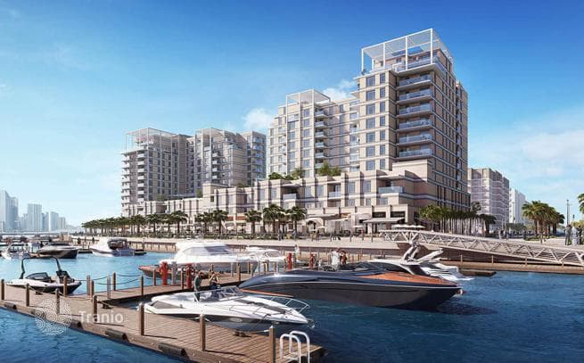 Новая резиденция на берегу моря Crystal Tower 2 с бассейнами рядом с аэропортом, Al Khan, Шарджа, ОАЭ, фото 5