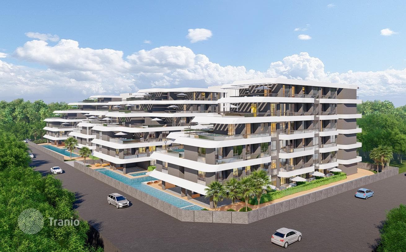 1–2-Bedroom Off-Plan Apartments with Private Beach in Altyntash, Antalya