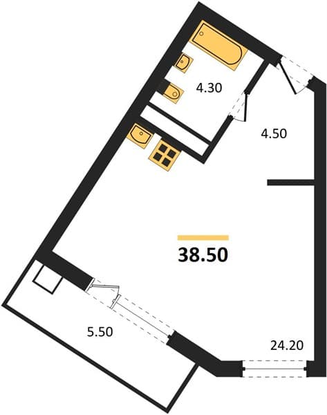 Studio Apartment in Golubitskaya, Black Sea Coast