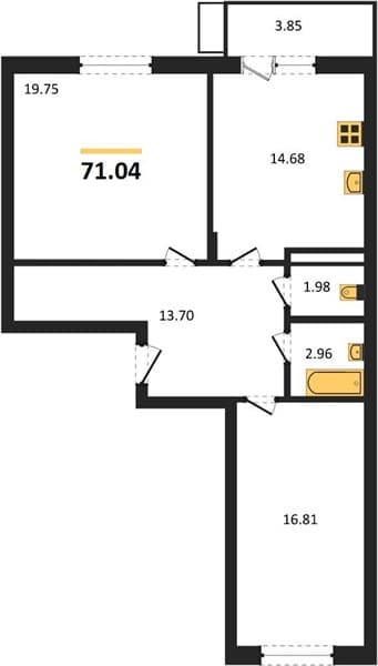 2-Bedroom Apartment in Sady u Morya, Temryuk