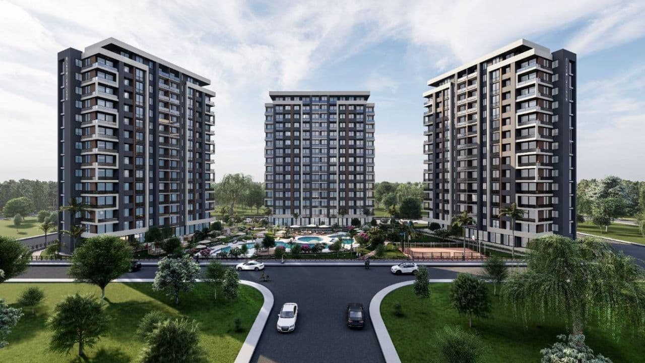 Апартаменты в Мерсине, Турция, 55 м²