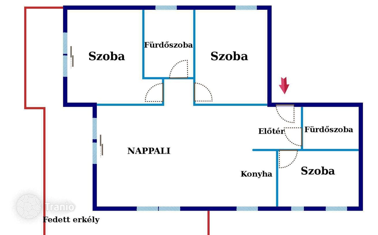 4-комнатные апартаменты в новостройке 85 м² в Районе XI (Уйбуде), Венгрия, фото 5