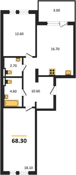 2-Bedroom Apartment with Sea View in Novorossiysk