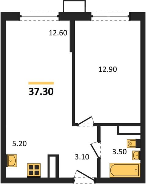 1-Bedroom Apartment in Porto-Novo, Tsemdolina