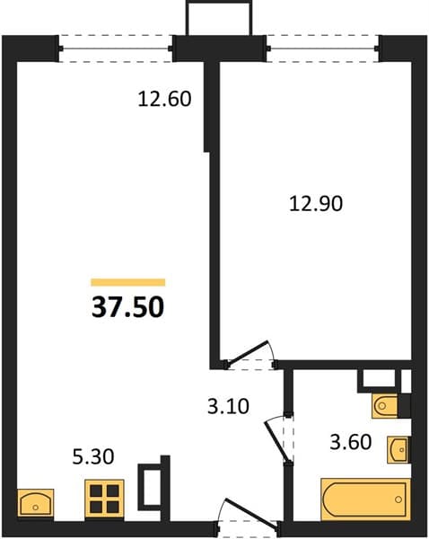 1-Bedroom Apartment in Porto Novo, Tsemdolina