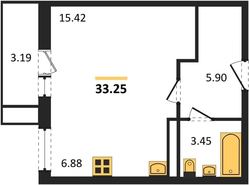 Studio Apartment in Sady u Morya, Temryuk