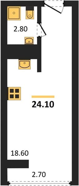Studio Apartment in Sochi Park, Sochi