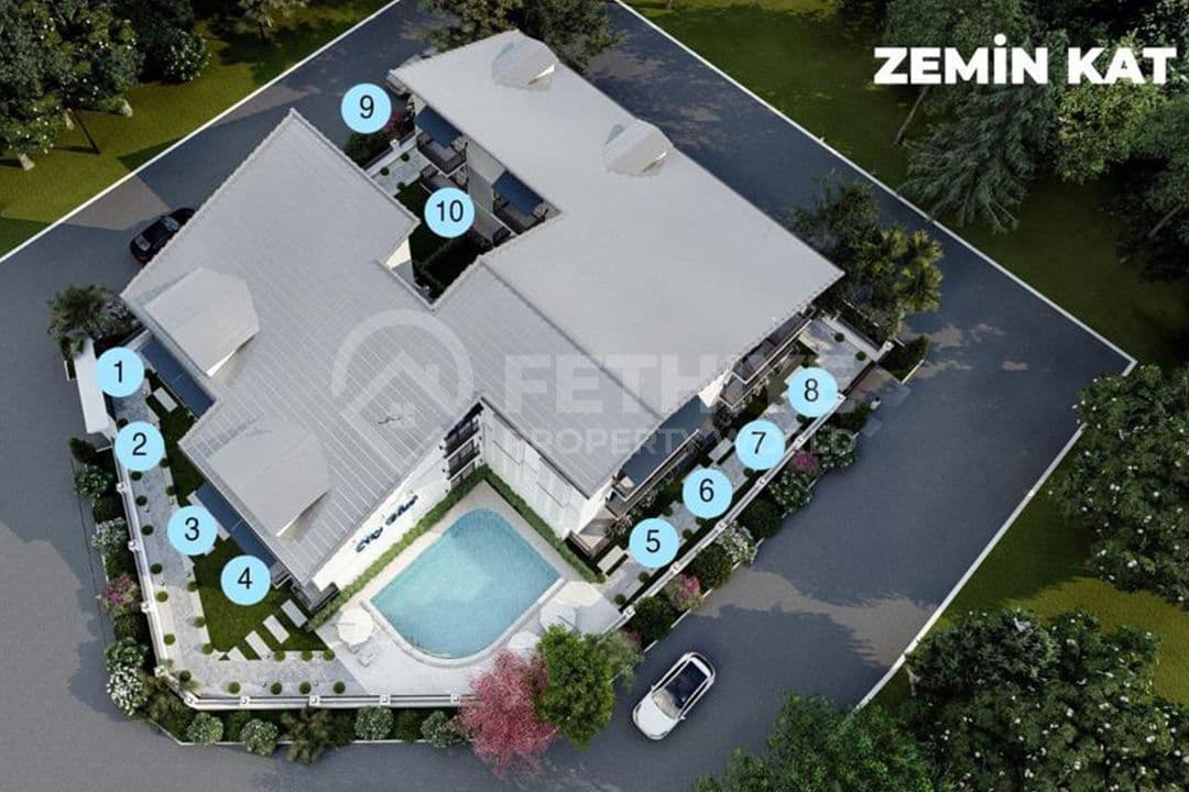 Апартаменты в Фетхие, Турция, 55 м², фото 2