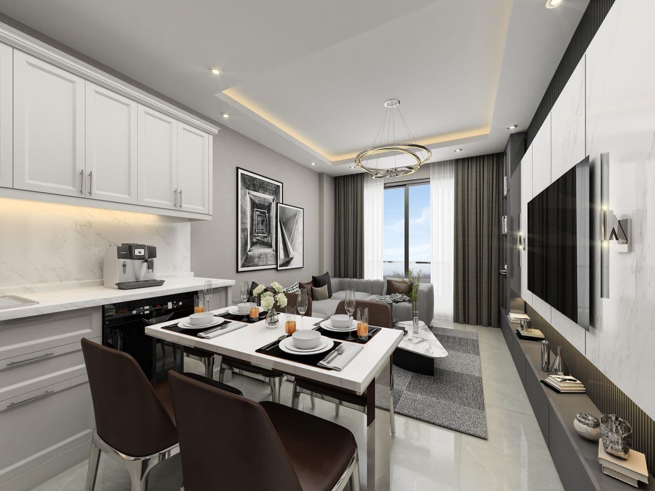 Пентхаус в Авсалларе, Турция, 100 м², фото 4