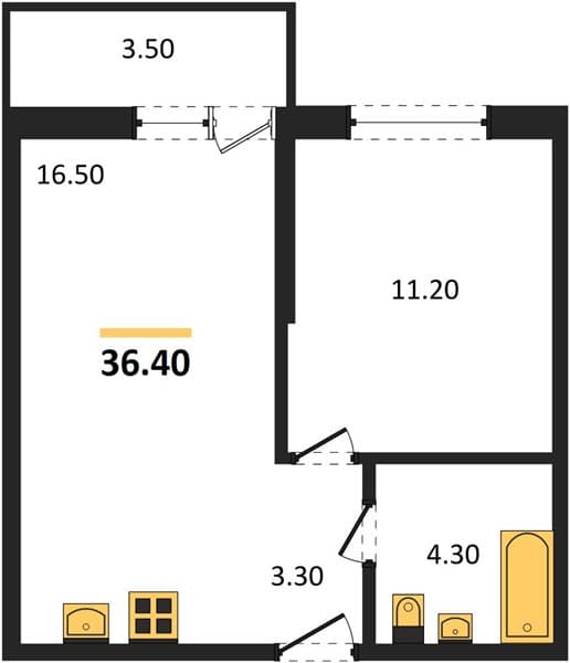 Studio Apartment in Kudepsta, Sochi