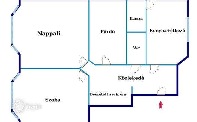 2-комнатная квартира 63 м² в Районе XII (Хедьвидеке), Венгрия, фото 4