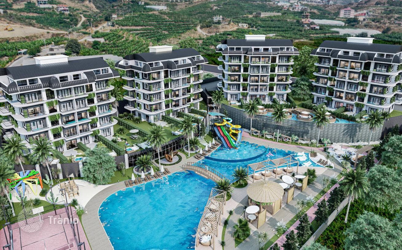 Apartments with Mountain Views in Kargicak, Alanya