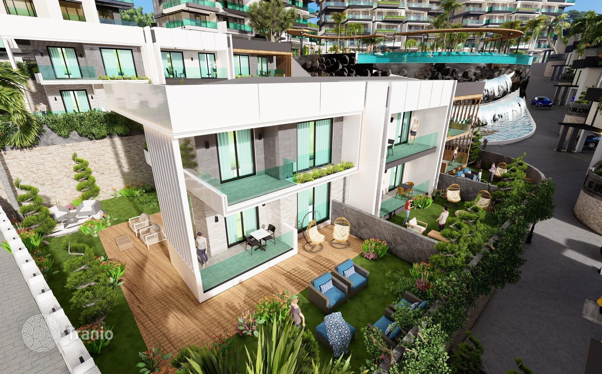 2-Bedroom Villa with Sea View in Kargicak, Alanya