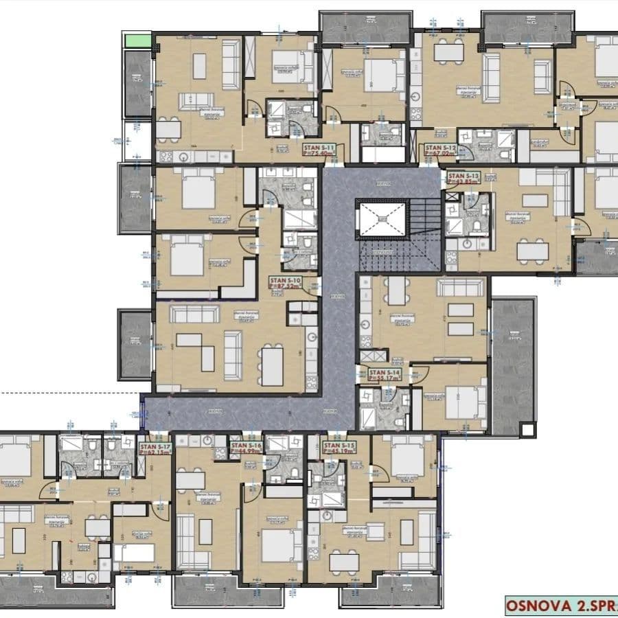 Квартира в Баре, Черногория, 40 м², фото 5