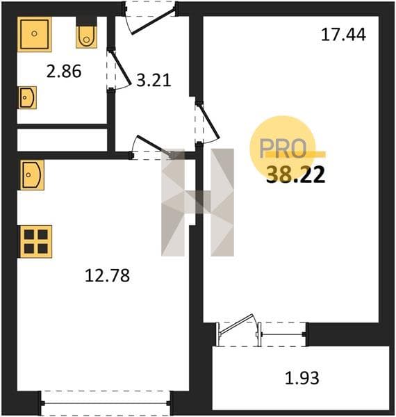 Studio Apartment in Kislorod Residential Complex, Sochi
