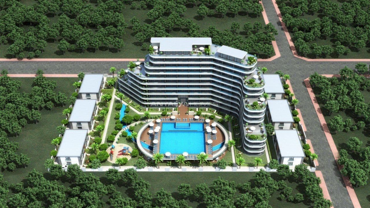 Апартаменты в Анталии, Турция, 37 м²
