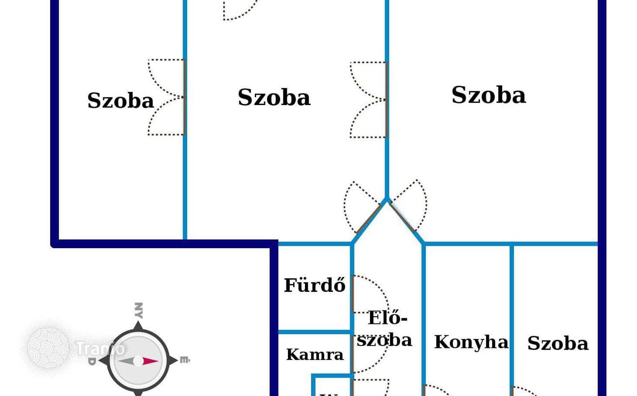 4-комнатная квартира 113 м² в Будапеште, Венгрия, фото 3