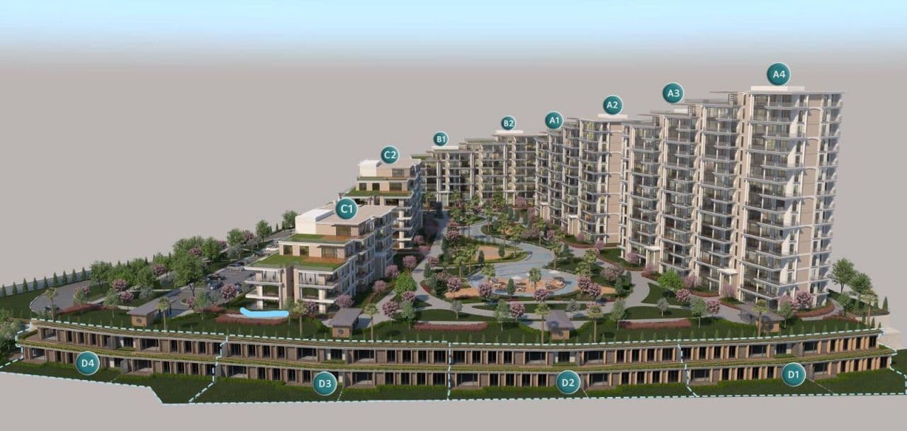 Апартаменты в Стамбуле, Турция, 241.66 м²