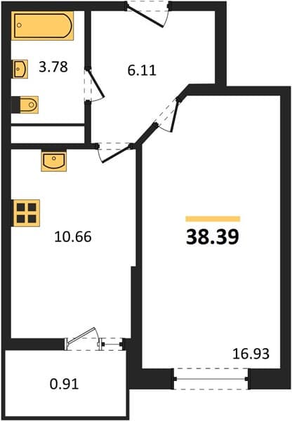 Studio Apartment in Centralny, Anapa