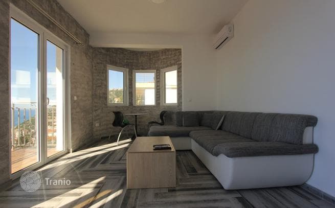 Modern House with Panoramic Sea Views 380 m from the Sea in Dobrota