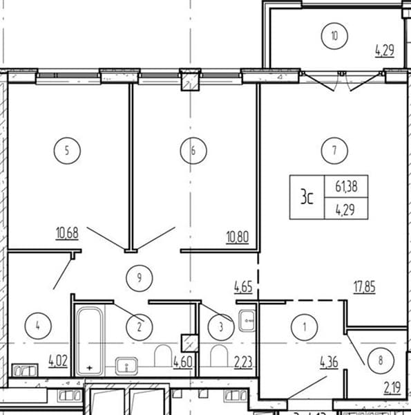 2-Bedroom Apartment in Luchi, Anapa