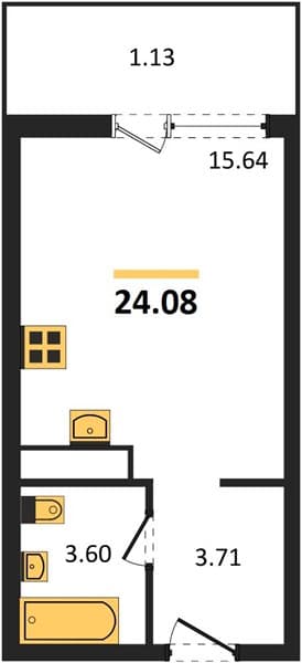 Studio Apartment in Tsentralny (Gamma), Anapa