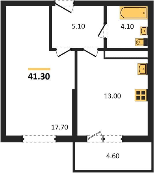 1-Bedroom Apartment with Sea Proximity in Novorossiysk