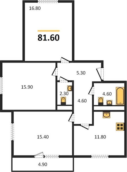 2-Bedroom Apartment in Gorny Kvartal, Sochi
