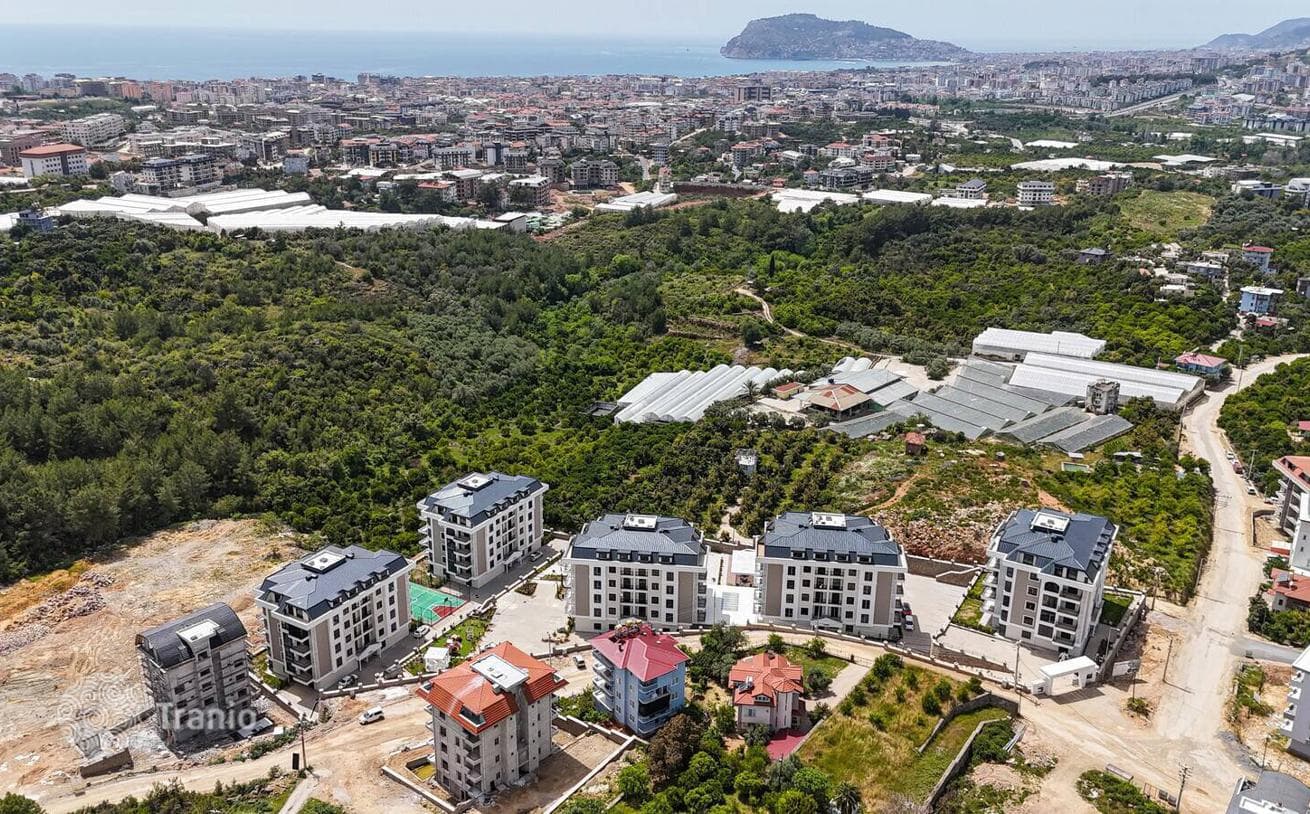 2-Bedroom Apartment with Sea View in Oba, Alanya
