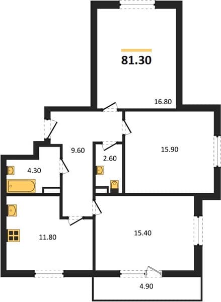 2-Bedroom Apartment in Gorny Kvartal, Sochi