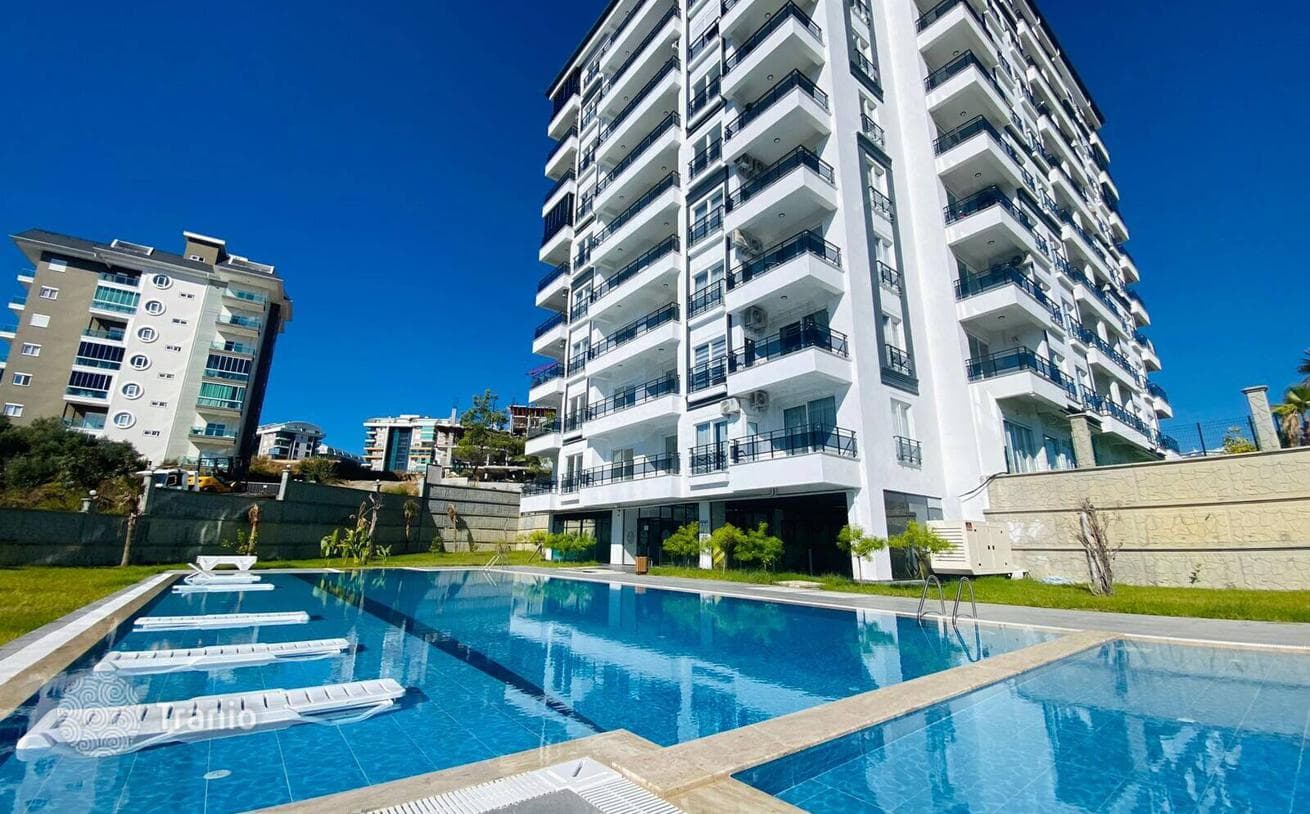 1-Bedroom Apartment with Shared Pool in Avsallar, Alanya