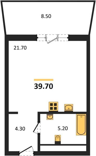 Studio Apartment in Morello Hotel Complex, Anapa