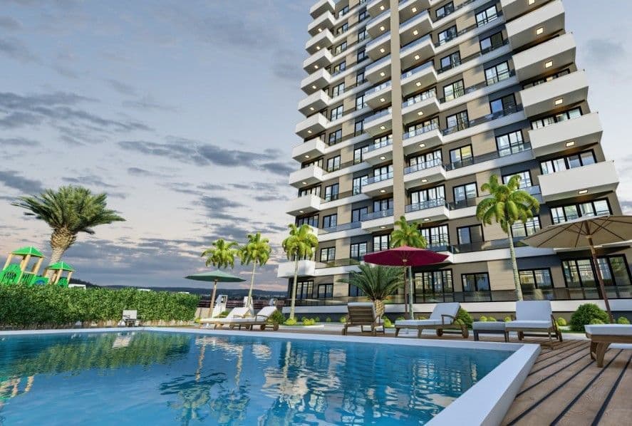Квартира в Мерсине, Турция, 60 м², фото 2