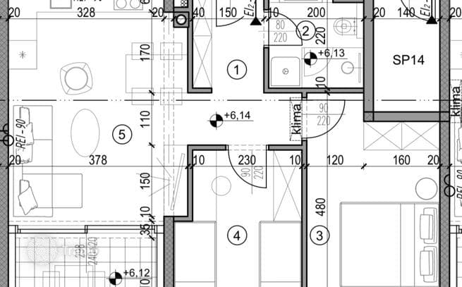 1-Bedroom Apartment in New Build in Pula, Croatia, photo 2