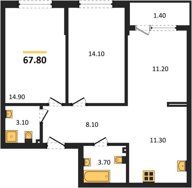 2-Bedroom Apartment in Porto-Novo, Tsemdolina