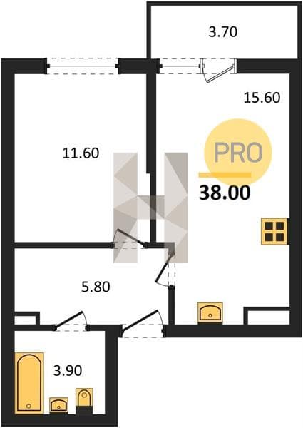 Studio Apartment in Flora, Kudepta, Sochi