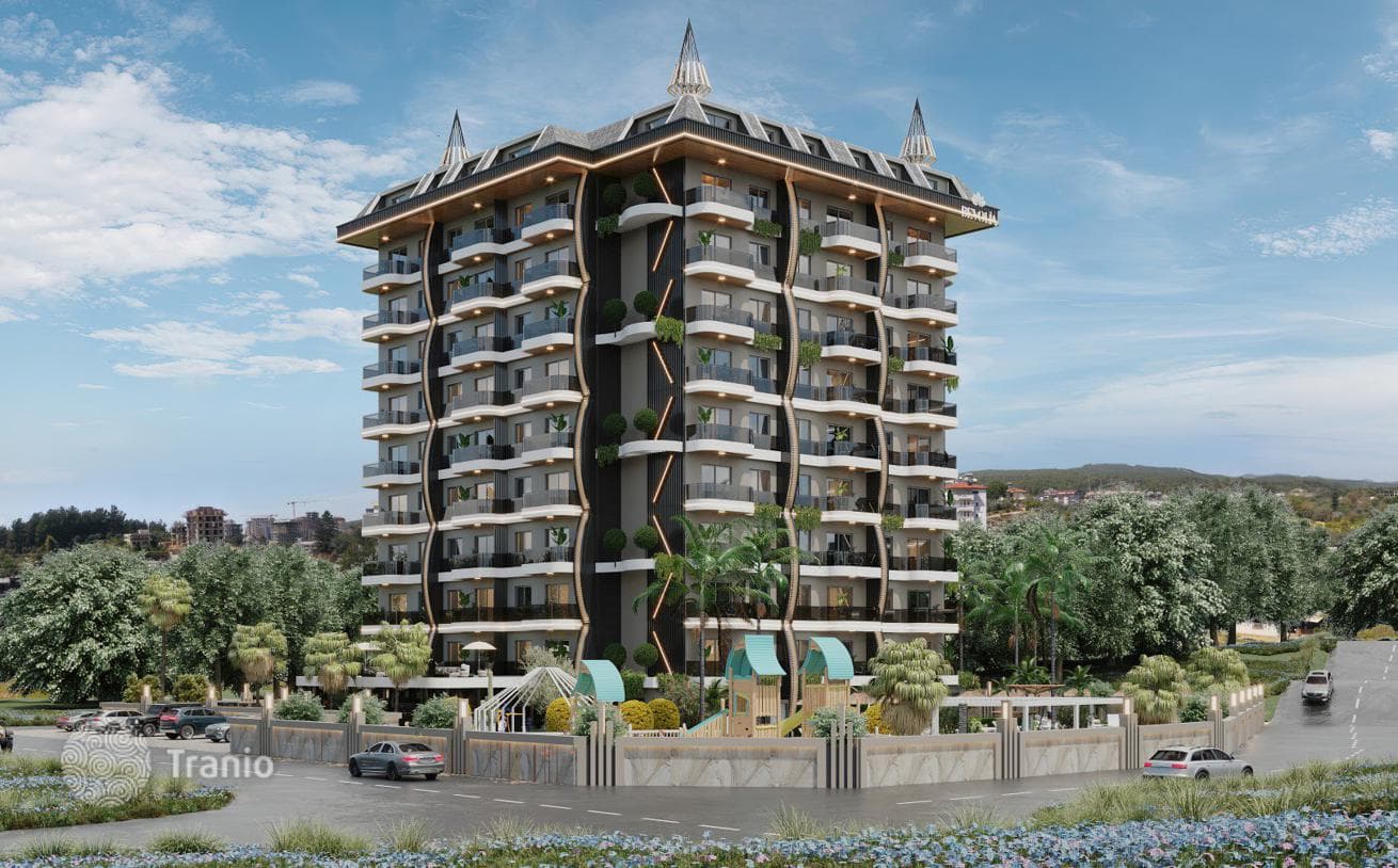 1–3-Bedroom Apartments with 5-Star Hotel Amenities in Avsallar, Alanya