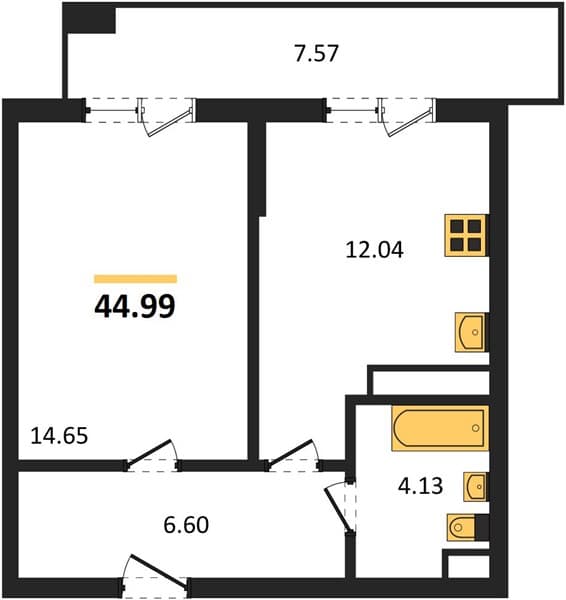 Studio Apartment in Marine Garden Sochi 4* Hotels and Resort, Sochi