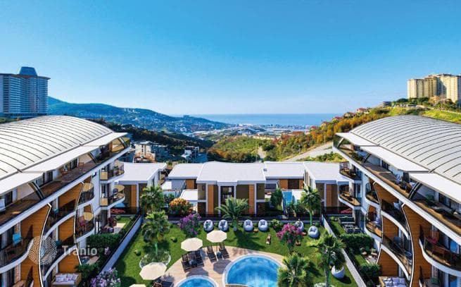 Villas with Sea View and Smart Home Systems in Kargicak, Alanya, photo 4