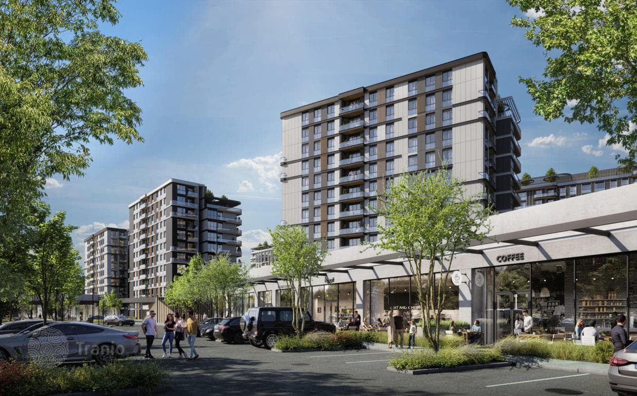 New Apartments with Botanical Garden and Lake in Bahcelievler, Istanbul