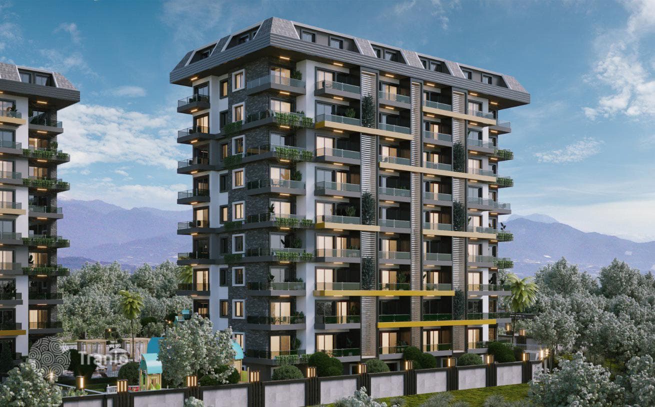New Apartments with Sea Views in Avsallar, Alanya