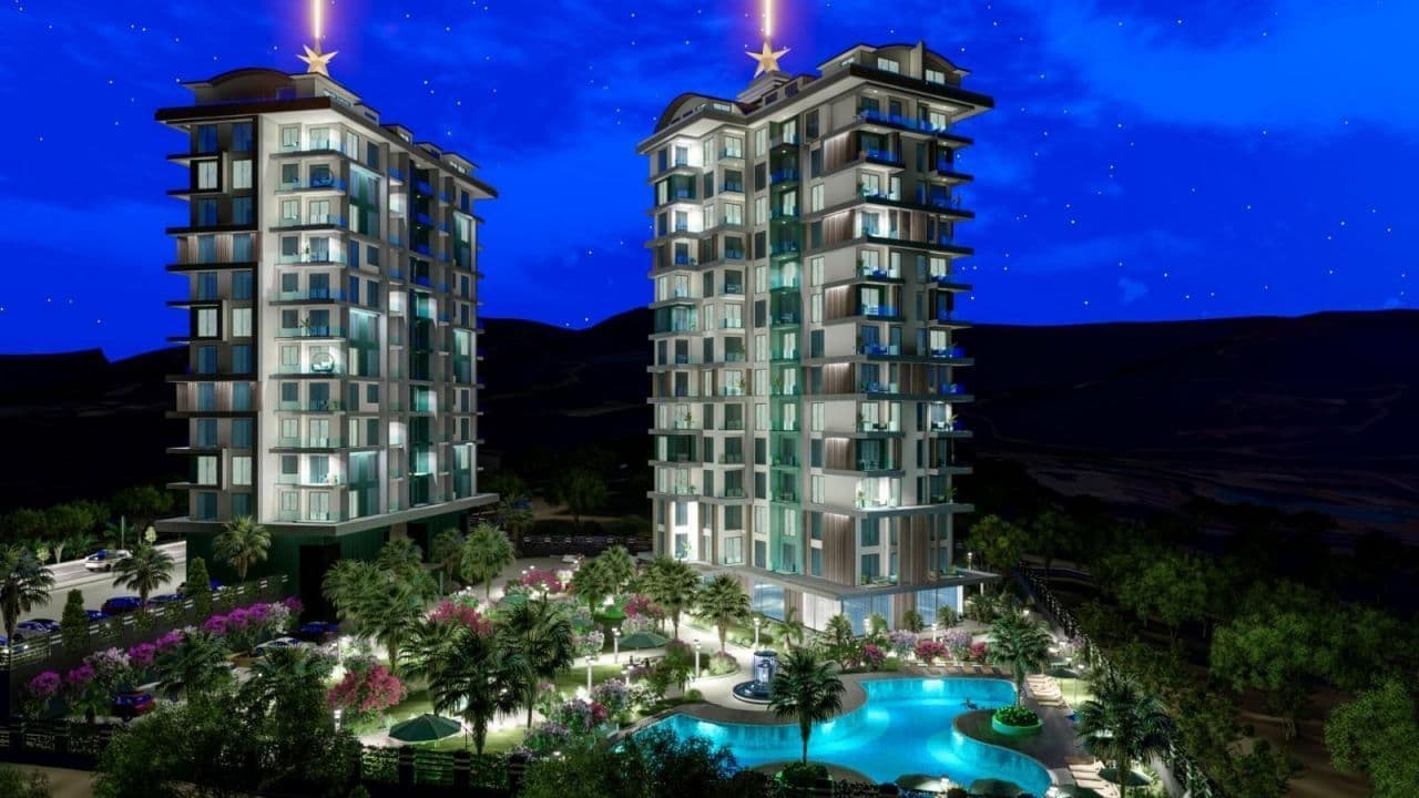 Квартира в Алании, Турция, 55 м²