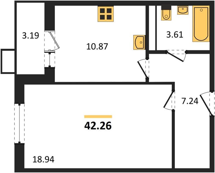 Studio Apartment in Sady u Morya, Temryuk