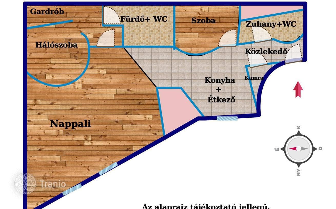 3-комнатная квартира 101 м² в Районе XIII, Венгрия, фото 4