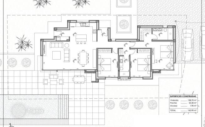 3-комнатный коттедж 166 м² в Кальпе, Испания, фото 4