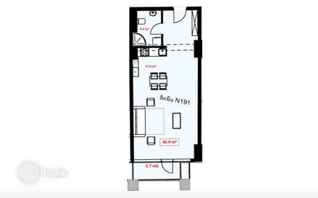 Studio Apartment with Furnishings in Tbilisi Old Town