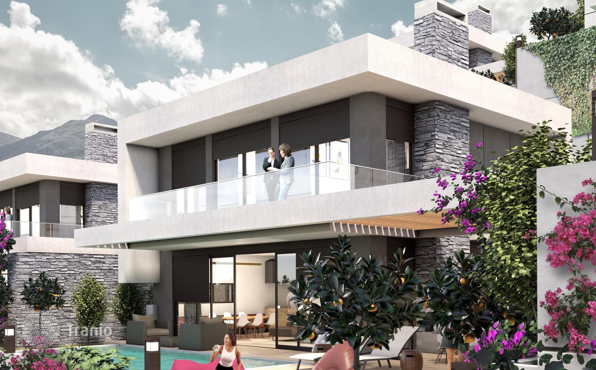 Luxury Villa in Resort with Water Park in Kargicak, Alanya, photo 3