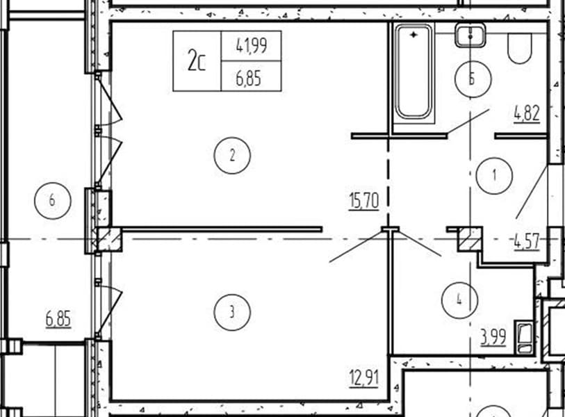 1-Bedroom Apartment in Luchi, Anapa
