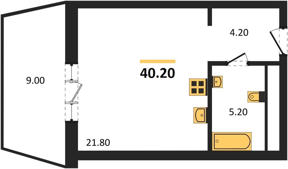 Studio Apartment in Hospitality Complex Morello, Anapa